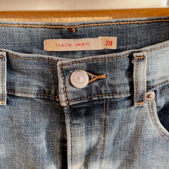 Mid-Length Levi Shorts - Picture 3 of 3